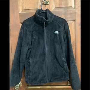 Black fuzzy north face
